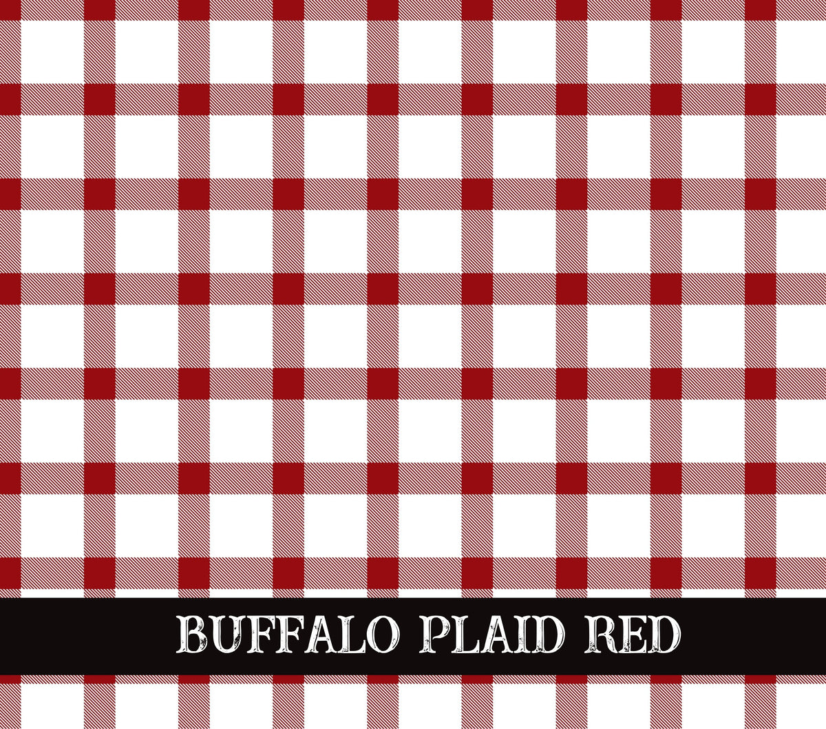 Buffalo Plaid UV DTF tumbler wraps 6 Colors transparent background