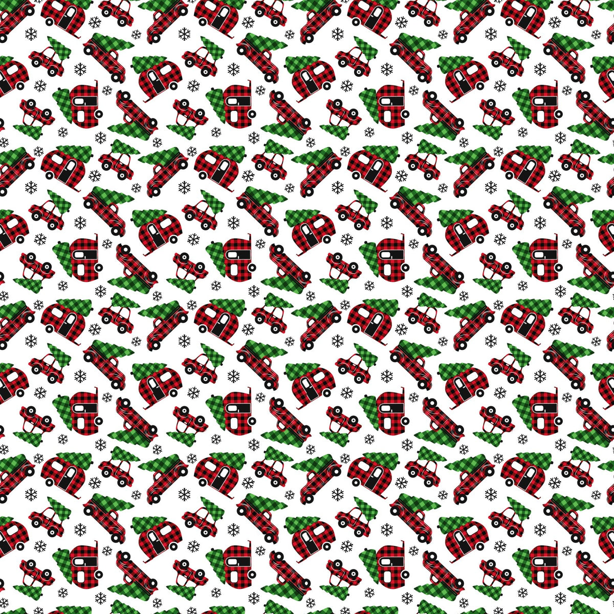 Buffalo X-mas Truck - Adhesive Vinyl