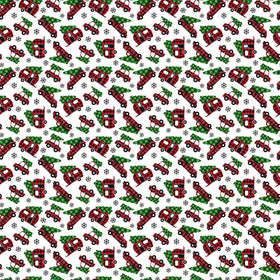 Buffalo X-mas Truck - Adhesive Vinyl