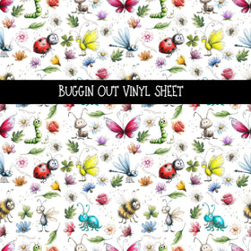 Buggin Out vinyl sheet available in 12x12 or 6x6 sizes