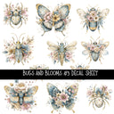 Bugs and Blooms UV DTF Decal sheets 4 design Options available