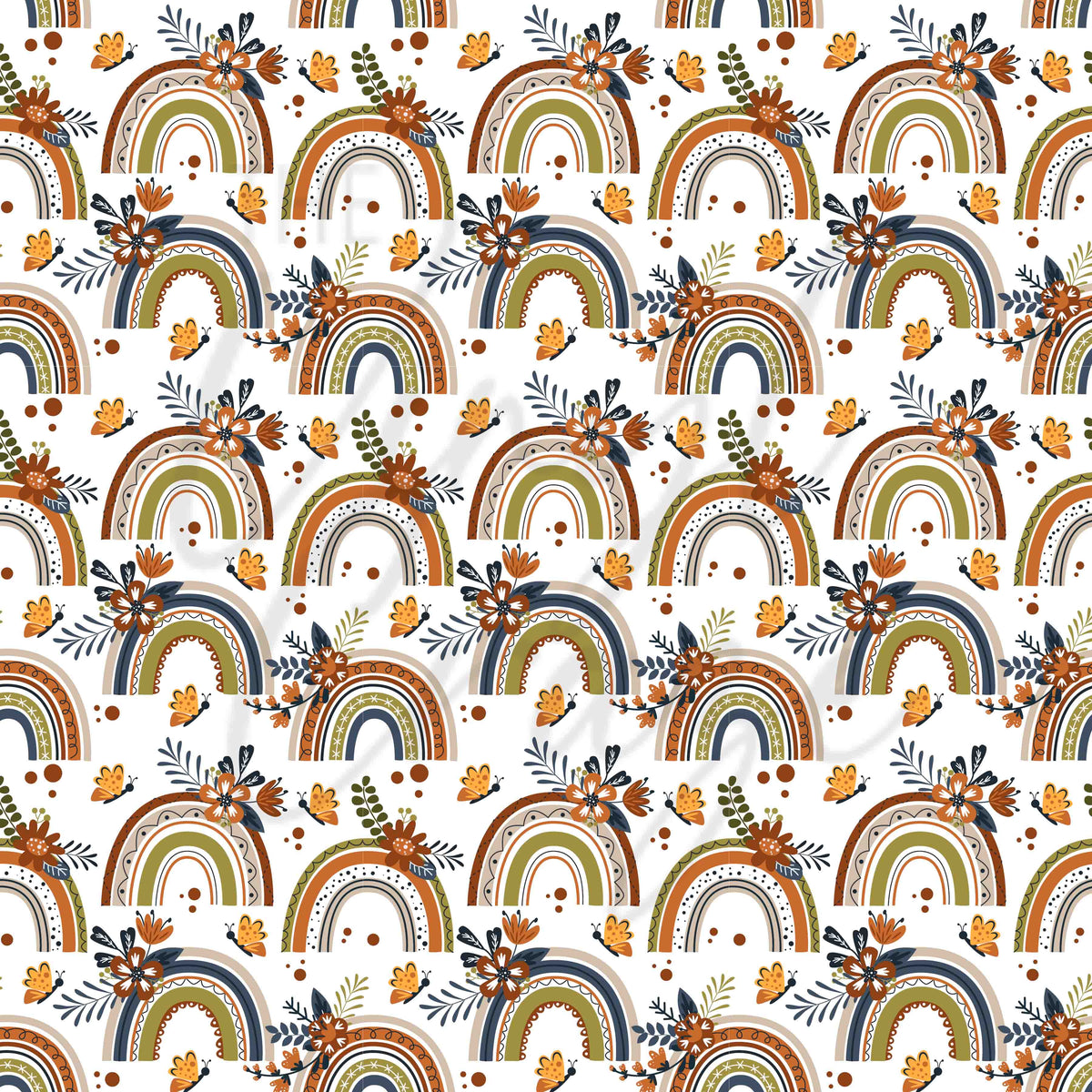 Butterflies and Rainbows Adhesive Vinyl