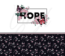 Butterfly Hope 20 oz Skinny Adhesive Vinyl Wrap