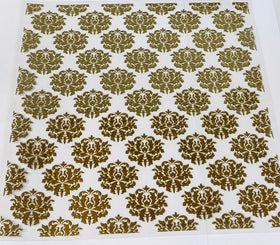 #172 Metallic Damask