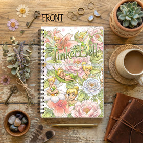 Tink Vinyl Notebook Planner cover A5 Front and Back set