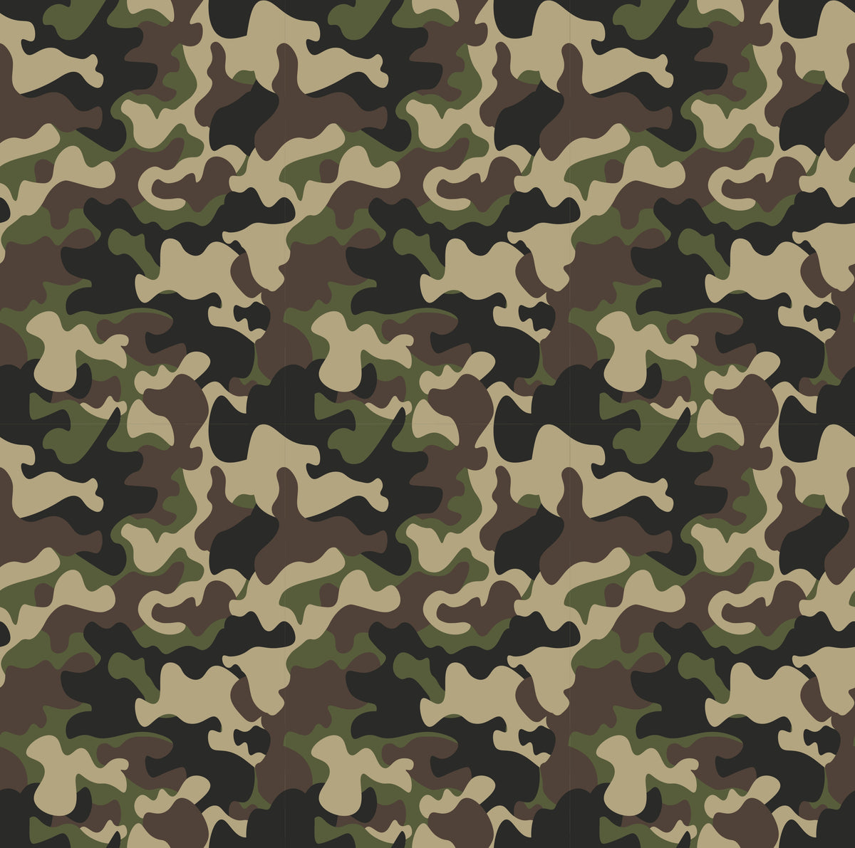 Green Camo - Adhesive Vinyl