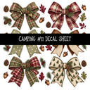 Camping UV DTF Decal sheets 11 Designs available