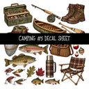 Camping UV DTF Decal sheets 11 Designs available