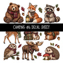 Camping UV DTF Decal sheets 11 Designs available
