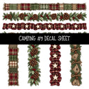 Camping UV DTF Decal sheets 11 Designs available