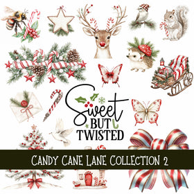 Candy Cane Lane Collection UV Decal sheets 2 designs