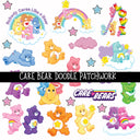 Care Bears Doodle Patchwork Set