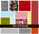Cars Doodle Patchwork Set