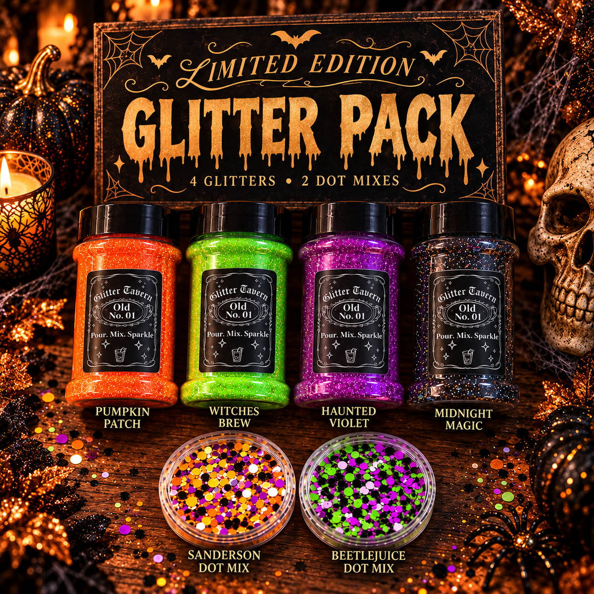 Limited Edition Halloween Glitter Pack