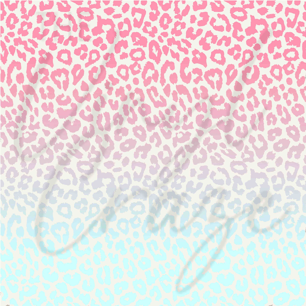 Ombre Cheetah Adhesive Vinyl