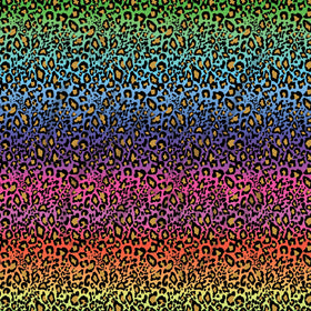 Cheetah Rainbow Ombre Adhesive Vinyl