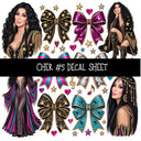 Cher UV DTF Decal sheets 12 Designs available