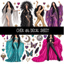 Cher UV DTF Decal sheets 12 Designs available