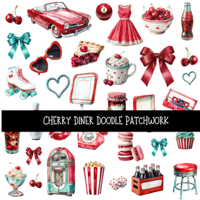 Cherry Diner Patchwork Set