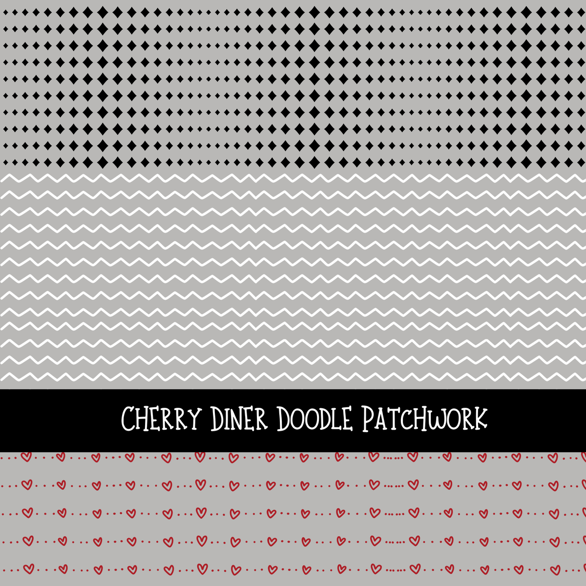 Cherry Diner Patchwork Set