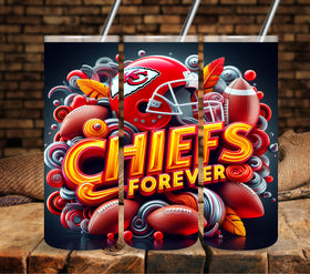 Chiefs Forever wrap vinyl tumbler wraps