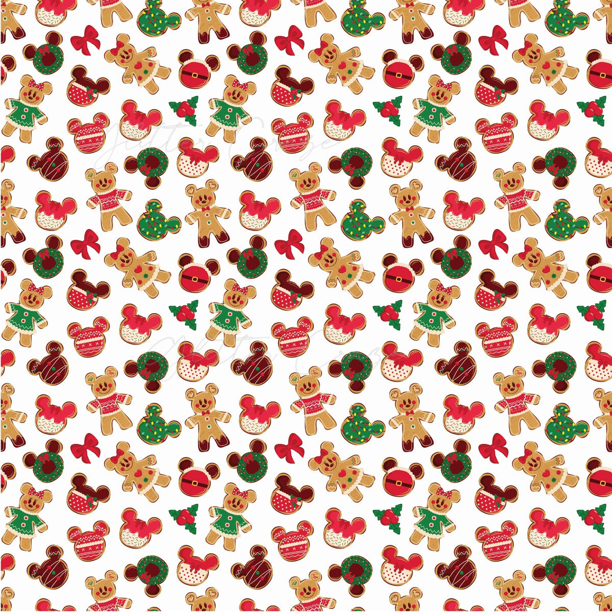 Christmas Cookies 12x12 Adhesive Vinyl