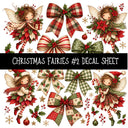 Christmas Fairies UV DTF Decal sheets 13 Designs available