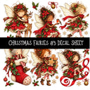 Christmas Fairies UV DTF Decal sheets 13 Designs available