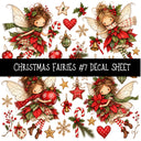 Christmas Fairies UV DTF Decal sheets 13 Designs available