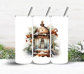 Christmas Lantern Vinyl Tumbler Wrap