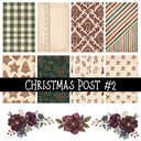 Christmas Post UV DTF Decal sheets 2 Designs available