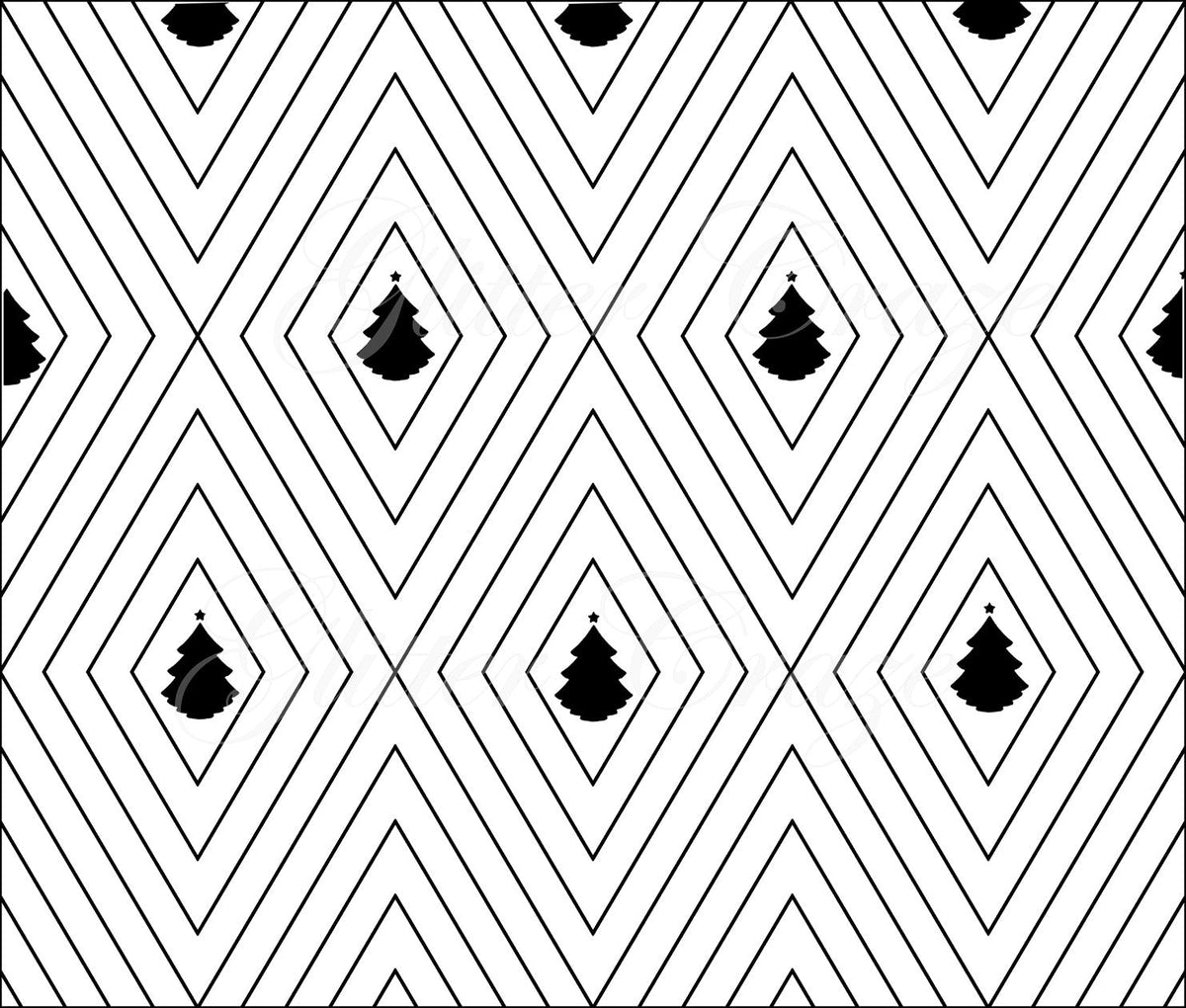 Christmas Rhombus Template download