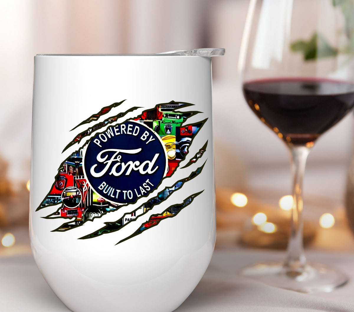 Powered By Claw UV DTF Decals