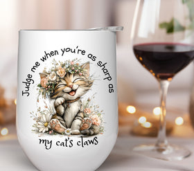 Judge me kitten UV DTF Decals