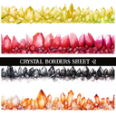 Crystal Border decal Sheets