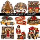 Christmas in NYC UV DTF Decal sheets 9 Designs available