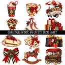 Christmas in NYC UV DTF Decal sheets 9 Designs available