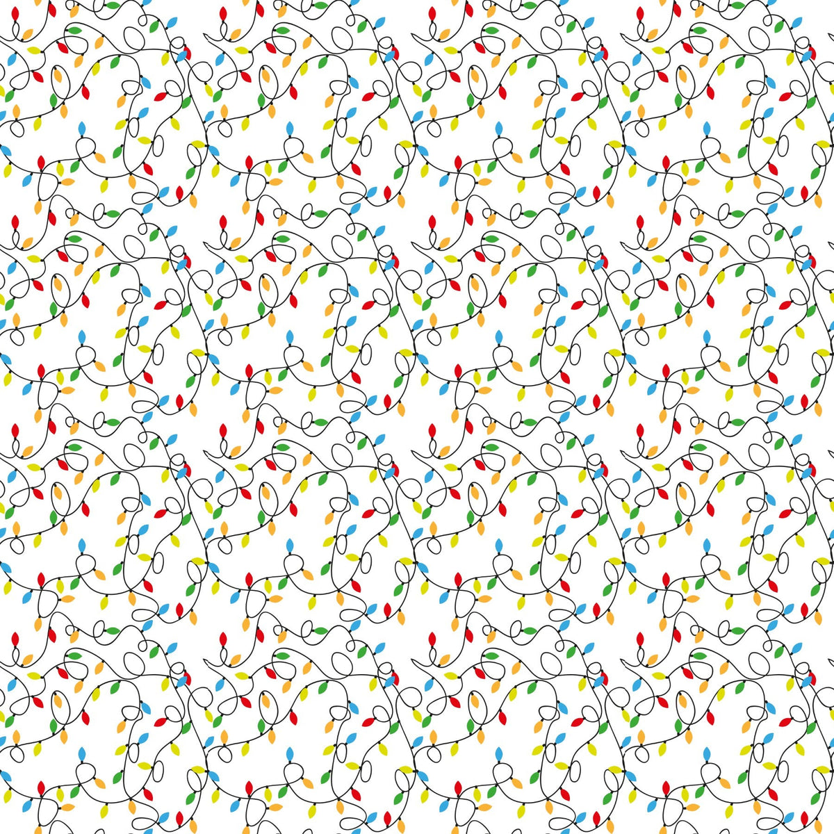 Christmas Lights - Adhesive Vinyl