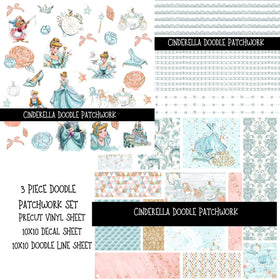 Cinderella Doodle Patchwork Set
