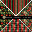 Classic Christmas precut Vsplit 12x12 vinyl sheet 2 Designs