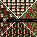Classic Christmas precut Vsplit 12x12 vinyl sheet 2 Designs