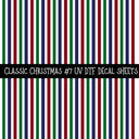 Classic Christmas UV DTF Decal sheets 7 Designs available