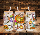 Charlie Halloween UV DTF 16oz Libbey wrap