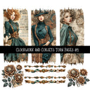 Clockwork and Corsets UV DTF Decal sheets 7 Designs available