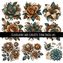 Clockwork and Corsets UV DTF Decal sheets 7 Designs available