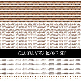 Coastal Vibes Doodle Patchwork Set