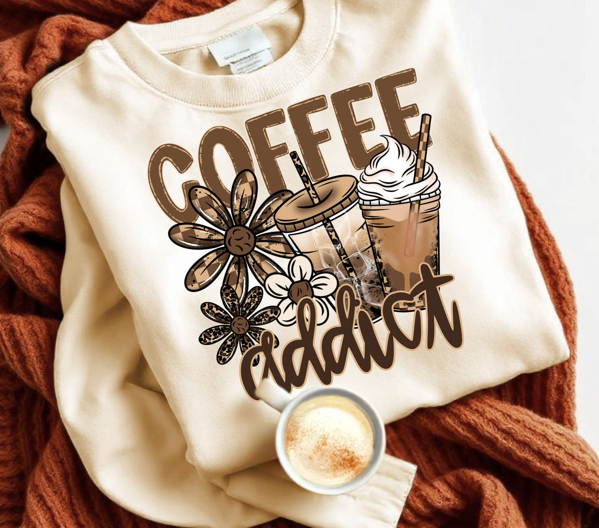 Coffee Addict DTF Transfers