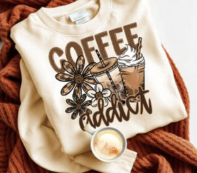Coffee Addict DTF Transfers