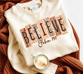 Believe-Fall  DTF Transfers