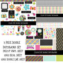 Color Pop Doodle Patchwork Set